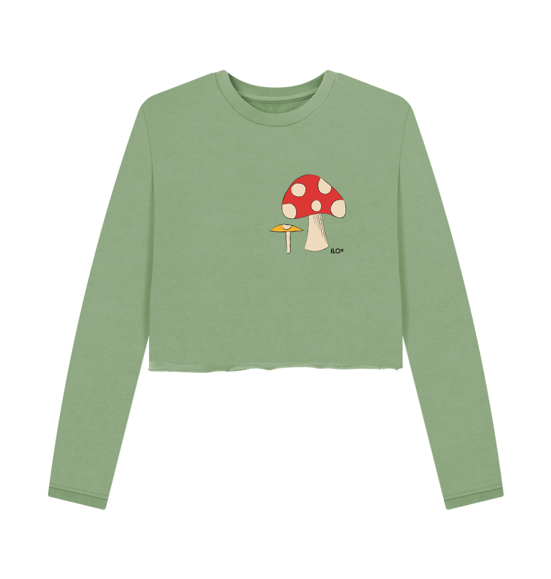 Sage boxy jumper