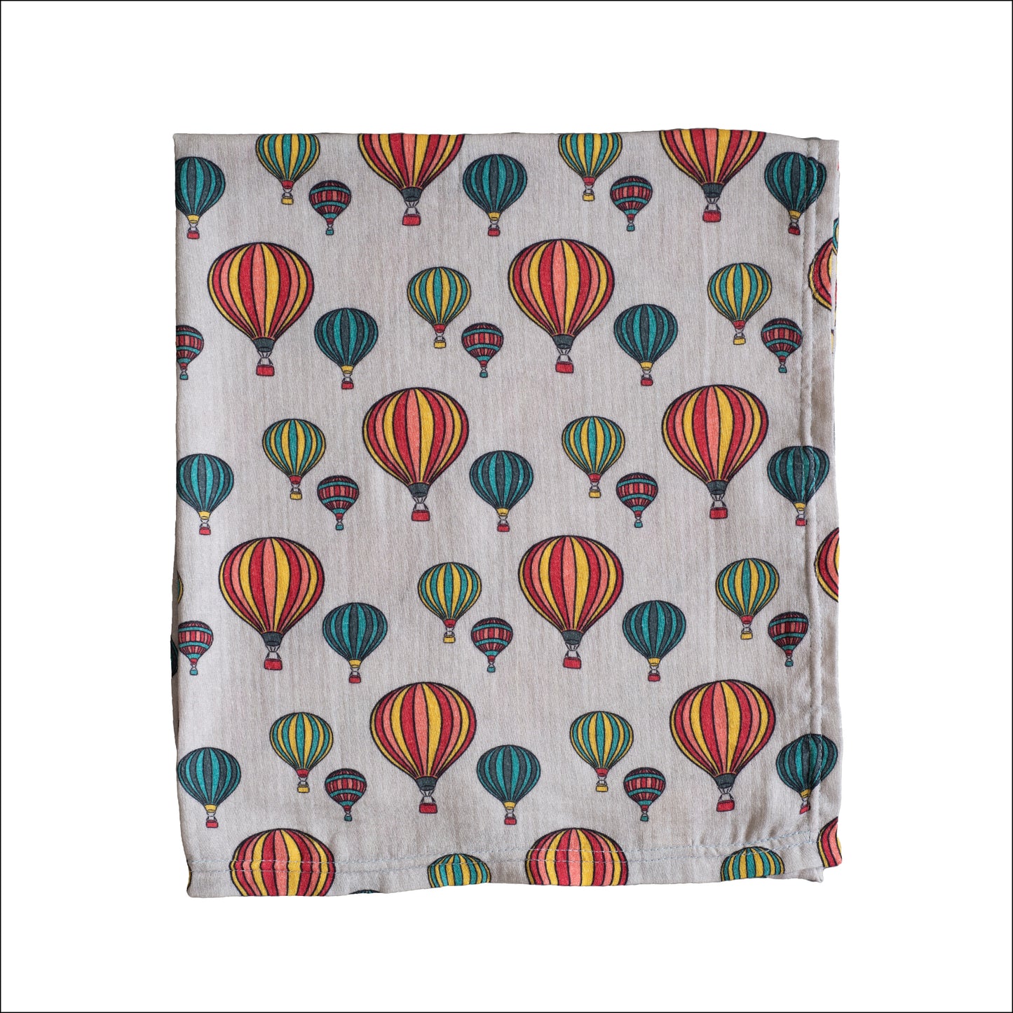 Hot Air Balloons Organic Cotton Muslin