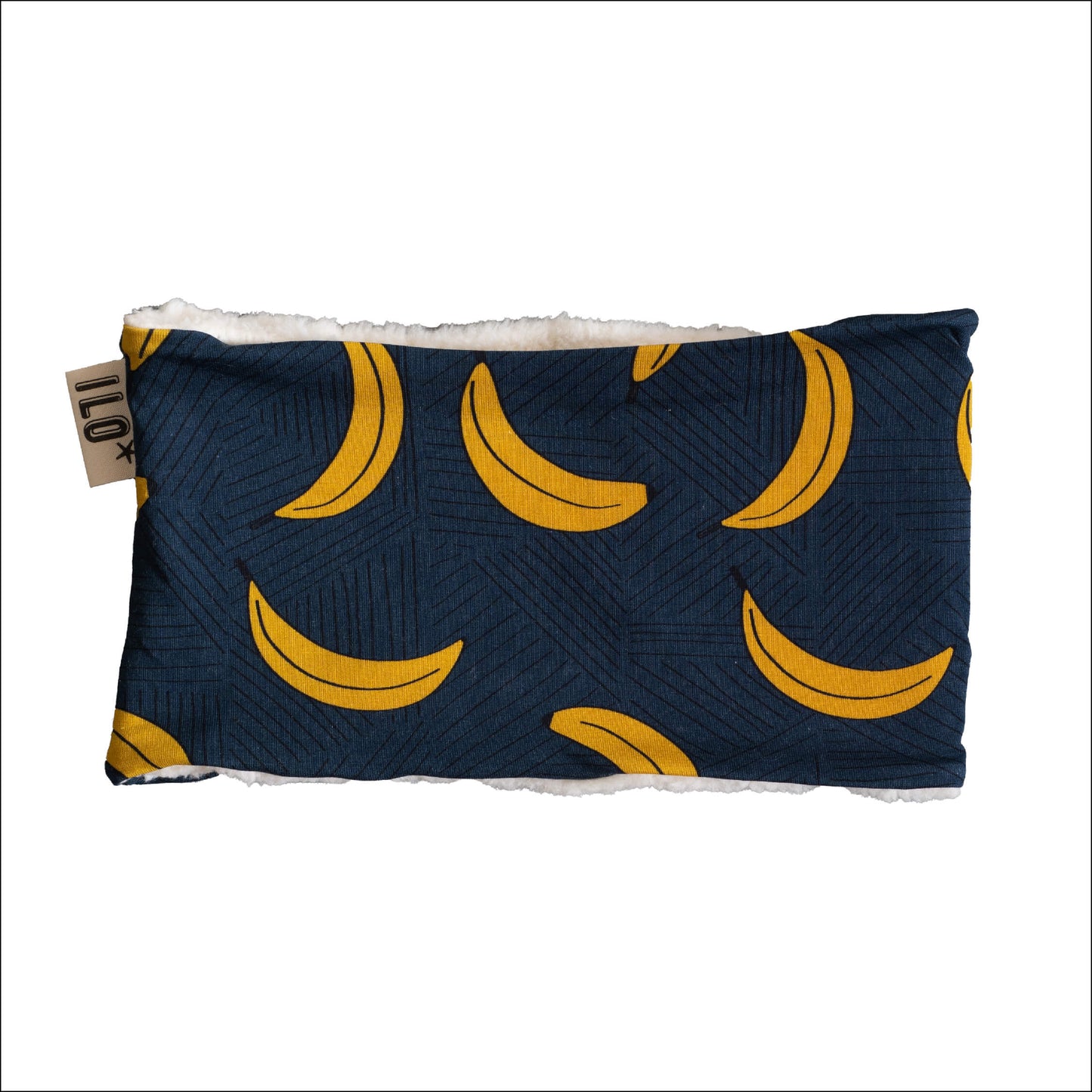 Navy Bananas Plush Snood