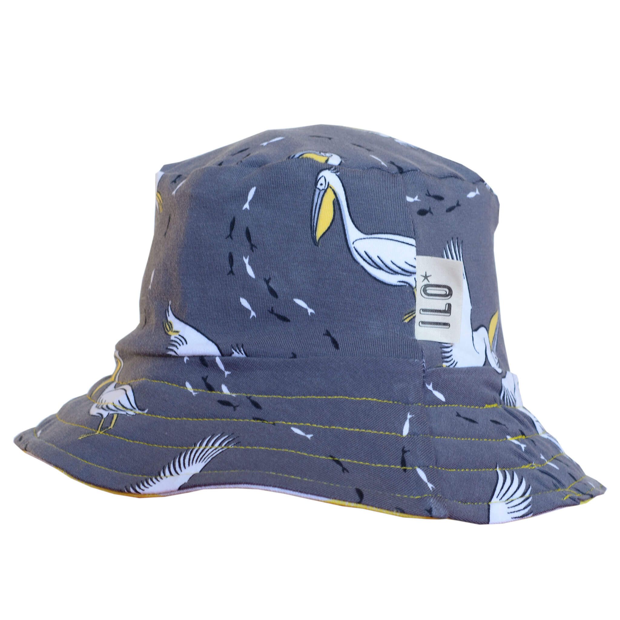 Pelicans Organic Jersey Reversible Sun Hat